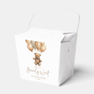 We kunnen boho Teddy Bear Baby shower afwachten. Bedankdoosjes