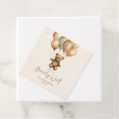 We kunnen boho Teddy Bear Baby shower afwachten. Bedankjes Labels (In situ)