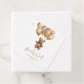 We kunnen boho Teddy Bear Baby shower afwachten. Bedankjes Labels (In situ)