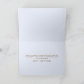 We kunnen boho Teddy Bear Baby shower afwachten. Bedankkaart (Binnen)