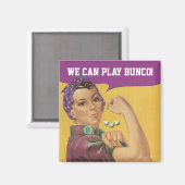 We kunnen Bunco spelen! Magneet (Voorkant / Achterkant)