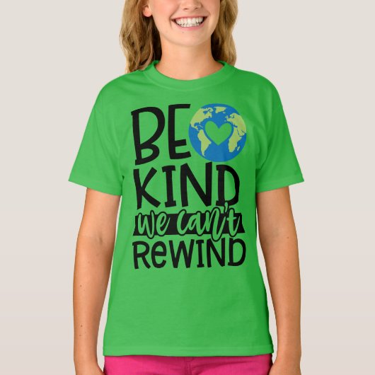 We kunnen de groene planeet niet terugwinden. t-shirt (Voorkant)