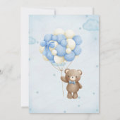 We kunnen de uitnodiging tot Baby shower afwachten (Achterkant)