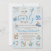 We kunnen de uitnodiging tot Baby shower afwachten (Voorkant)