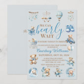 We kunnen de uitnodiging tot Baby shower afwachten (Voorkant / Achterkant)