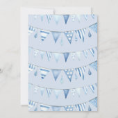 We kunnen de uitnodiging tot Baby shower afwachten (Achterkant)