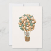 We kunnen de uitnodiging tot Baby shower afwachten (Achterkant)