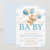 We kunnen de uitnodiging tot Baby shower afwachten (Voorkant / Achterkant)