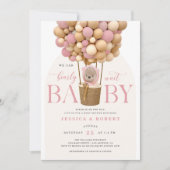 We kunnen de uitnodiging tot Baby shower afwachten (Voorkant)