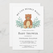 We kunnen de uitnodiging tot Baby shower afwachten (Voorkant / Achterkant)