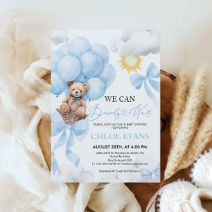 We kunnen de uitnodiging tot Baby shower afwachten