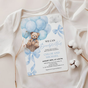 We kunnen de uitnodiging tot Baby shower afwachten