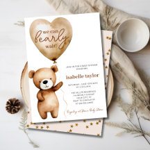 We kunnen de uitnodiging tot Baby shower afwachten