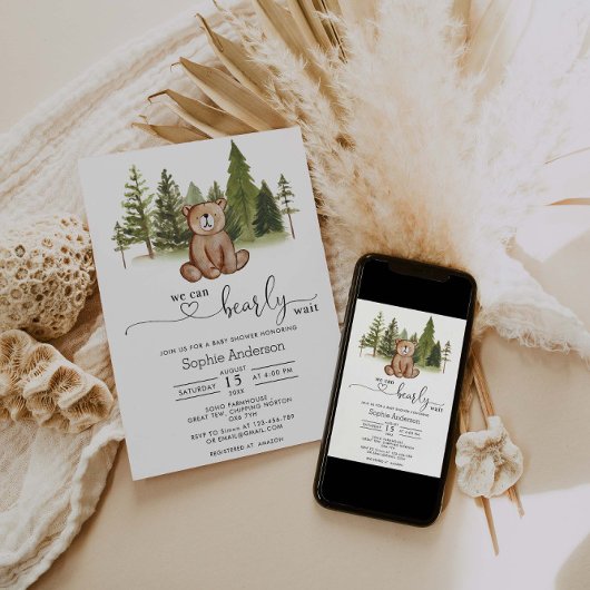 We kunnen de uitnodiging tot Baby shower afwachten