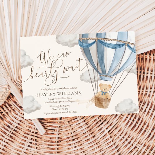 We kunnen de uitnodiging tot Baby shower afwachten