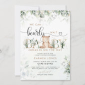 We kunnen de uitnodiging tot Baby shower afwachten (Voorkant)