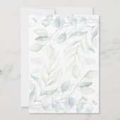 We kunnen de uitnodiging tot Baby shower afwachten (Achterkant)