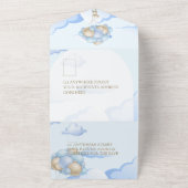 We kunnen de uitnodiging tot Baby shower afwachten (Buitenkant)