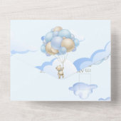 We kunnen de uitnodiging tot Baby shower afwachten (Achterkant)