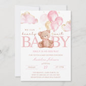 We kunnen de uitnodiging tot Baby shower afwachten (Voorkant)