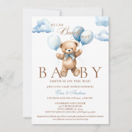 We kunnen de uitnodiging tot Baby shower afwachten