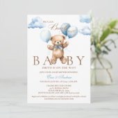 We kunnen de uitnodiging tot Baby shower afwachten (Staand voorkant)