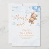 We kunnen de uitnodiging tot Baby shower afwachten (Voorkant)