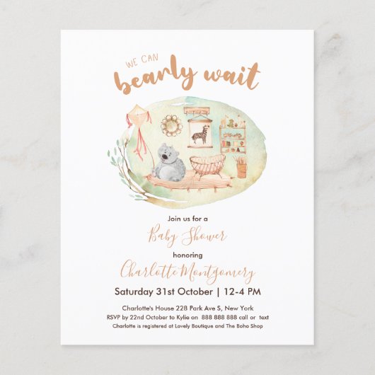 We kunnen de uitnodiging tot het indienen van Baby (Voorkant)