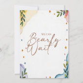 We kunnen de uitnodiging van Blue Boy Baby shower (Achterkant)