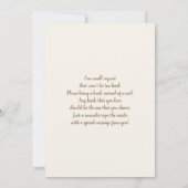 We kunnen de uitnodiging van het Baby shower bijna (Achterkant)