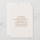 We kunnen de uitnodiging van het Baby shower bijna (Achterkant)