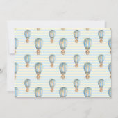 We kunnen de uitnodiging van het Beer Baby shower  (Achterkant)