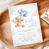 We kunnen de uitnodiging voor blauw Baby shower af