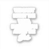 we kunnen de wind niet sturen maar we kunnen de sa sticker (Voorkant)