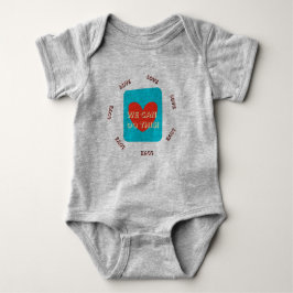 We kunnen dit doen: liefde! Heartfelt Feelings Romper