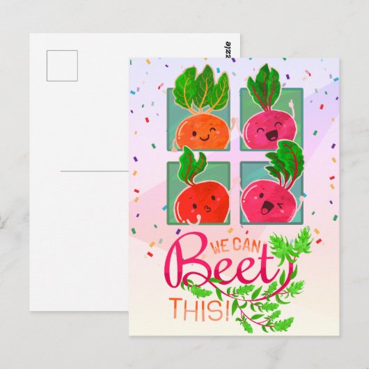 We kunnen dit krijgen | Motivatie Citaat Pun Briefkaart (Voorkant / Achterkant)