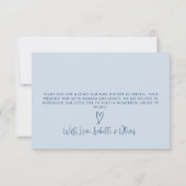 We kunnen een blauw Baby shower afwachten met een  Kaart (Achterkant)