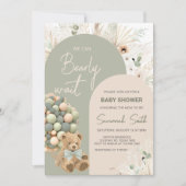 We kunnen een groen Baby shower afwachten. Kaart (Voorkant)