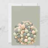 We kunnen een groen Baby shower afwachten. Kaart (Achterkant)