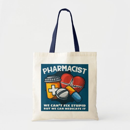 We kunnen geen grillige apothekers oplossen, maar  tote bag (Voorkant)