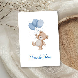 We Kunnen Haast Niet Wachten Baby Shower Bedankkaart