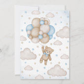 We Kunnen Haast Niet Wachten Babyfeestje Kaart (Achterkant)