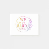 We kunnen harde dingen doen, design 7 post-it® notes (Voorkant)