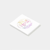 We kunnen harde dingen doen, design 7 post-it® notes (Schuin)