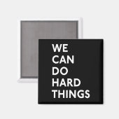 We kunnen harde dingen doen magneet (Voorkant / Achterkant)