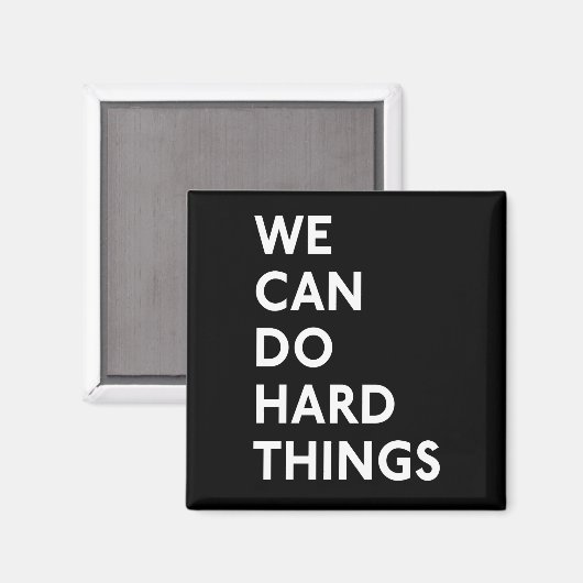 We kunnen harde dingen doen magneet (Voorkant / Achterkant)