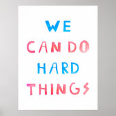 We kunnen harde dingen doen poster (Voorkant)