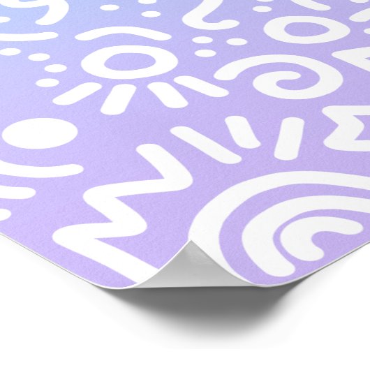 We kunnen harde dingen doen, regenboogdoppen Poste Poster (Hoek)