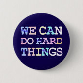 We kunnen harde dingen pin ronde button 5,7 cm (Voorkant)