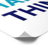 We kunnen harde dingen snel afdrukken poster (Hoek)